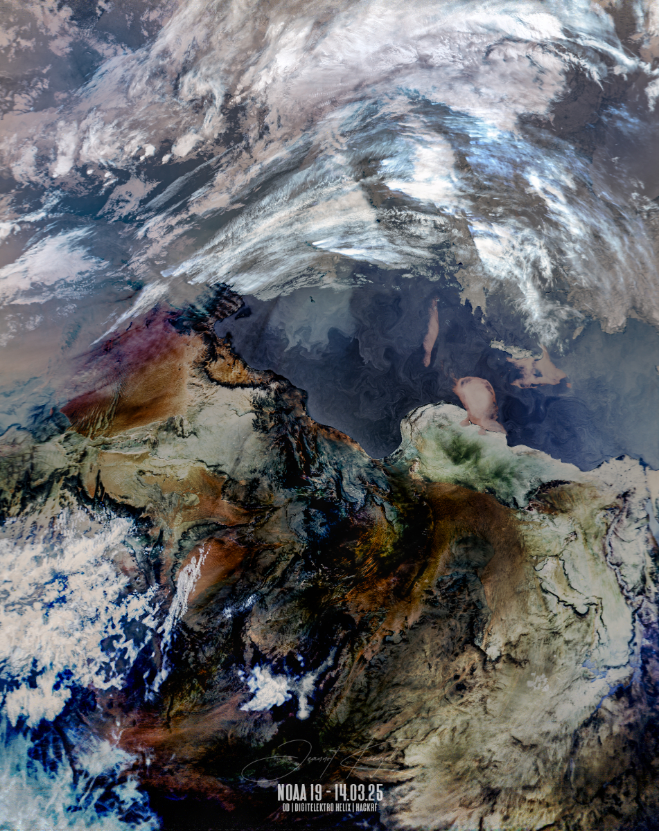 3.25 NOAA19 2 avhrr 3 AVHRR 3b45 IR False Color full